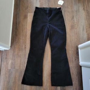 Corduroy pull on bell bottom pants